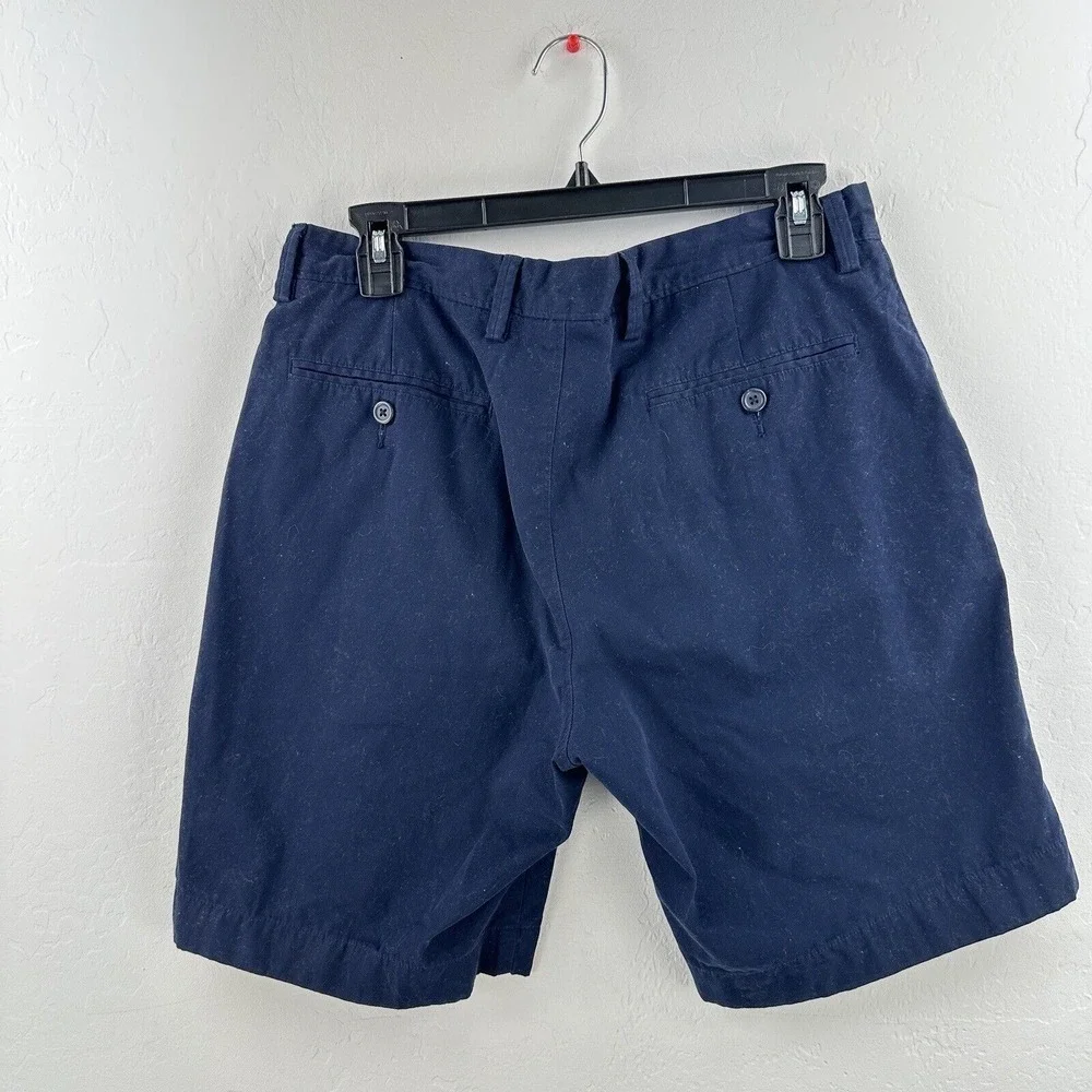 J.Crew Shorts Mens 31 Gramercy Chino Navy Blue 10